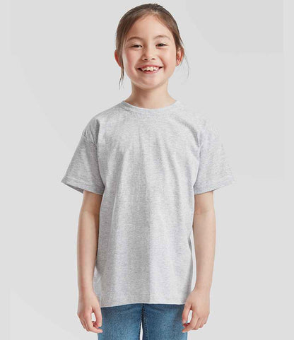 Fruit of the Loom - Kids Value T-Shirt - SS6B HEA 3-4