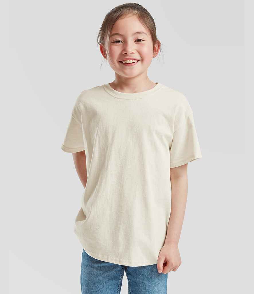 Fruit of the Loom - Kids Value T-Shirt - SS6B NAT 3-4