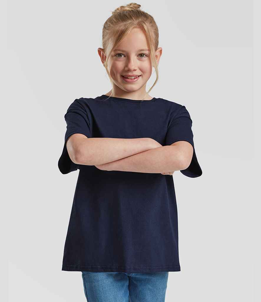 Fruit of the Loom - Kids Value T-Shirt - SS6B NAV 1-2