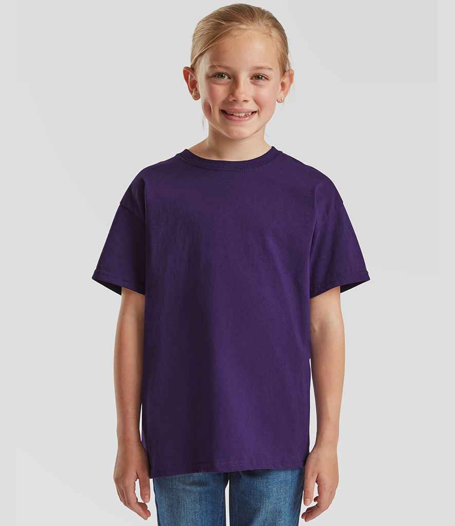 Fruit of the Loom - Kids Value T-Shirt - SS6B WHI 1-2