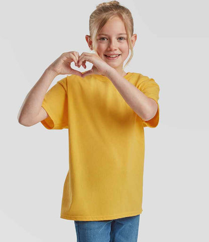 Fruit of the Loom - Kids Value T-Shirt - SS6B WHI 1-2