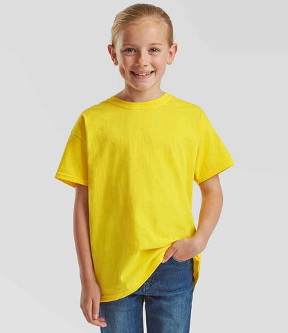 Fruit of the Loom - Kids Value T-Shirt - SS6B WHI 1-2