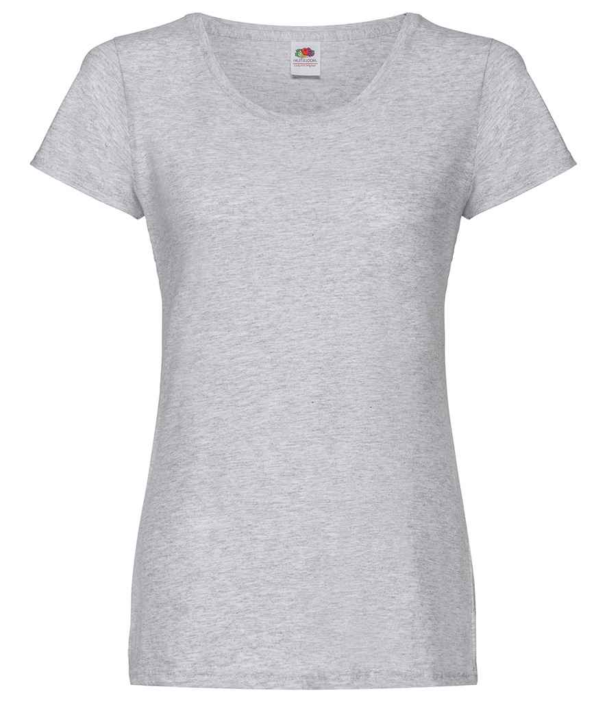 Fruit of the Loom Lady Fit Original T-Shirt - SS712 BLK XS