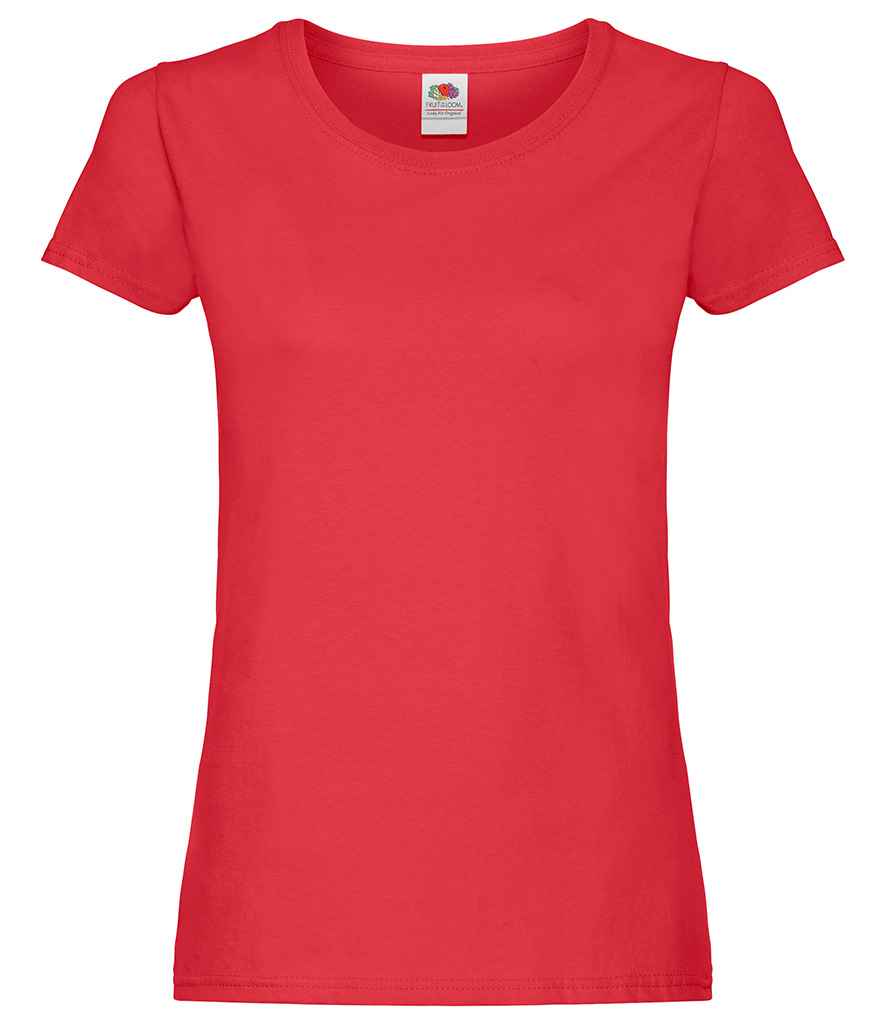Fruit of the Loom Lady Fit Original T-Shirt - SS712 BLK XS