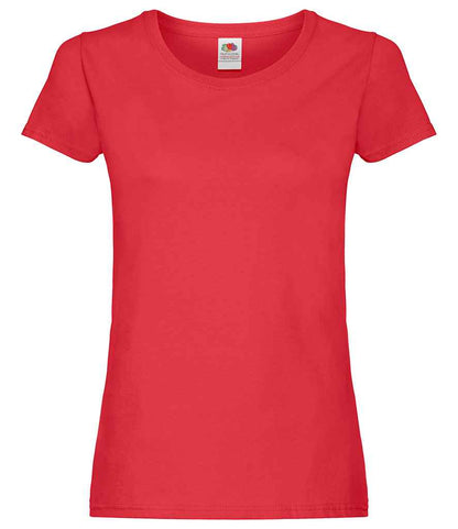 Fruit of the Loom Lady Fit Original T-Shirt - SS712 BLK XS
