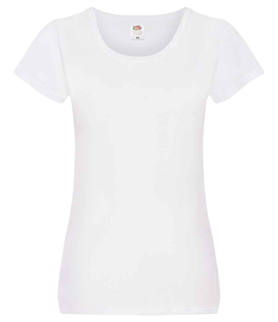 Fruit of the Loom Lady Fit Original T-Shirt - SS712 BLK XS