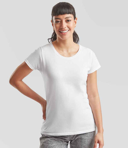 Fruit of the Loom Lady Fit Original T-Shirt - SS712 WHI XS