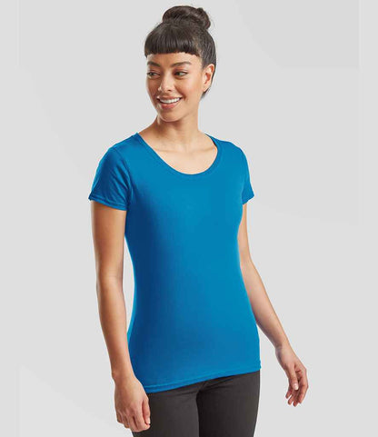 Fruit of the Loom - Ladies Iconic 195 T-Shirt - SS720 AZR XS