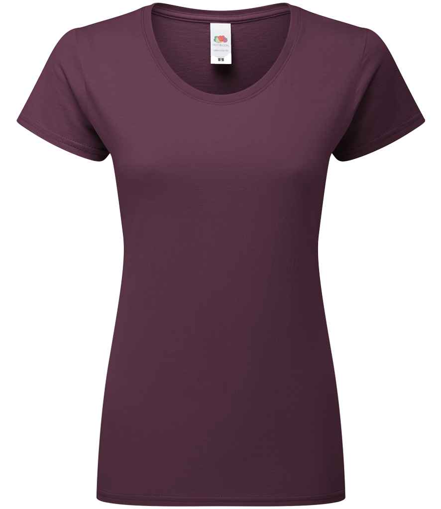 Fruit of the Loom - Ladies Iconic 195 T-Shirt - SS720 DRP XS