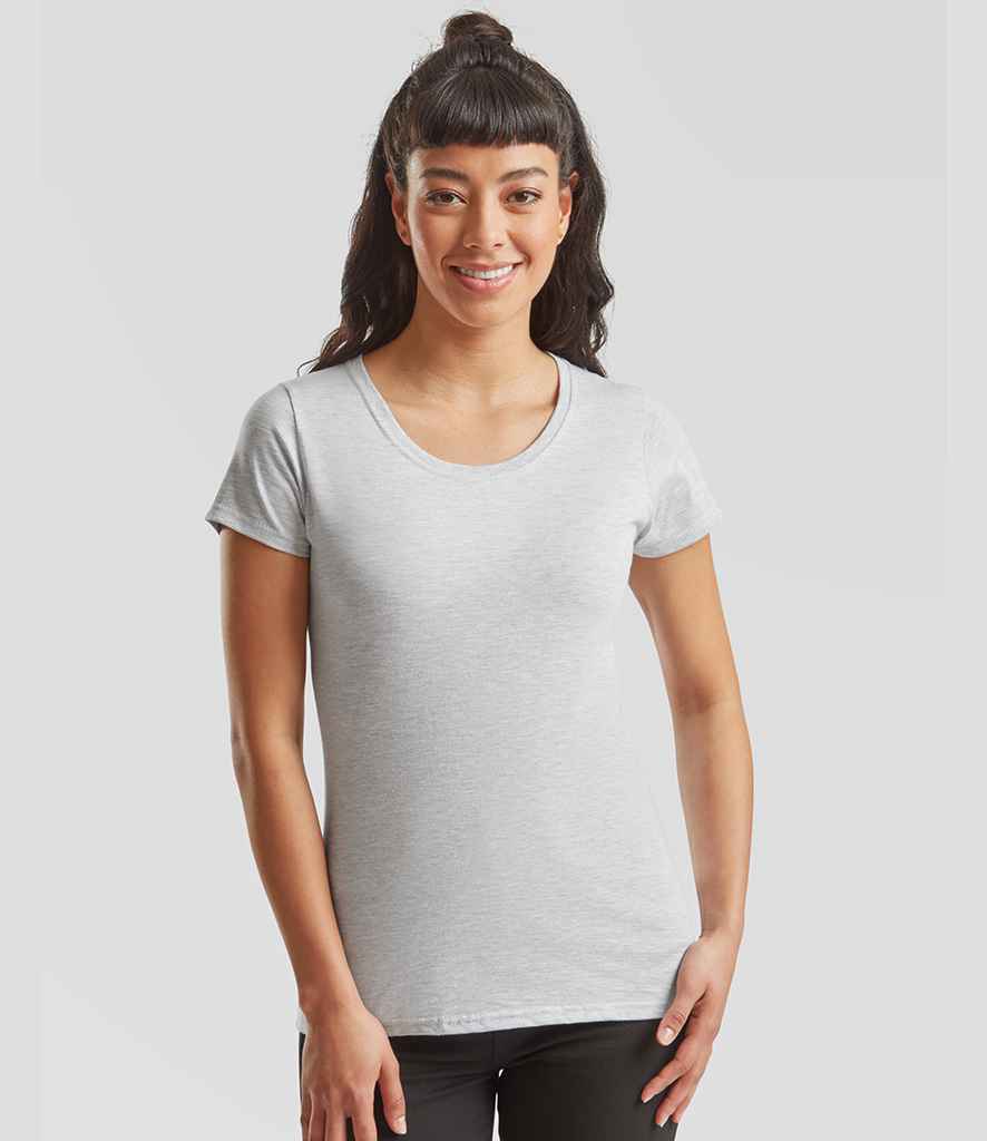 Fruit of the Loom - Ladies Iconic 195 T-Shirt - SS720 HEA XS