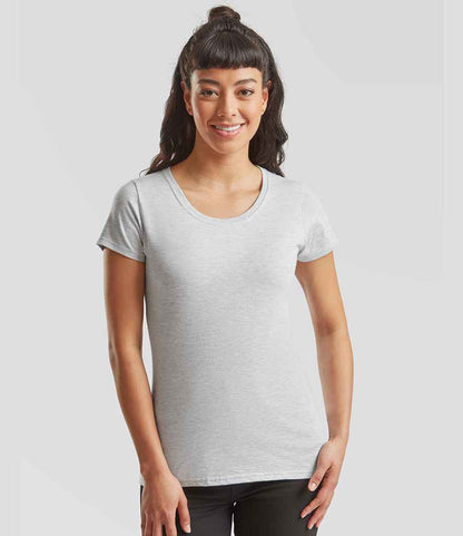 Fruit of the Loom - Ladies Iconic 195 T-Shirt - SS720 HEA XS