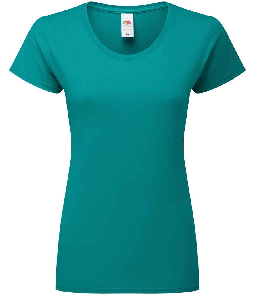 Fruit of the Loom - Ladies Iconic 195 T-Shirt - SS720 DRP XS