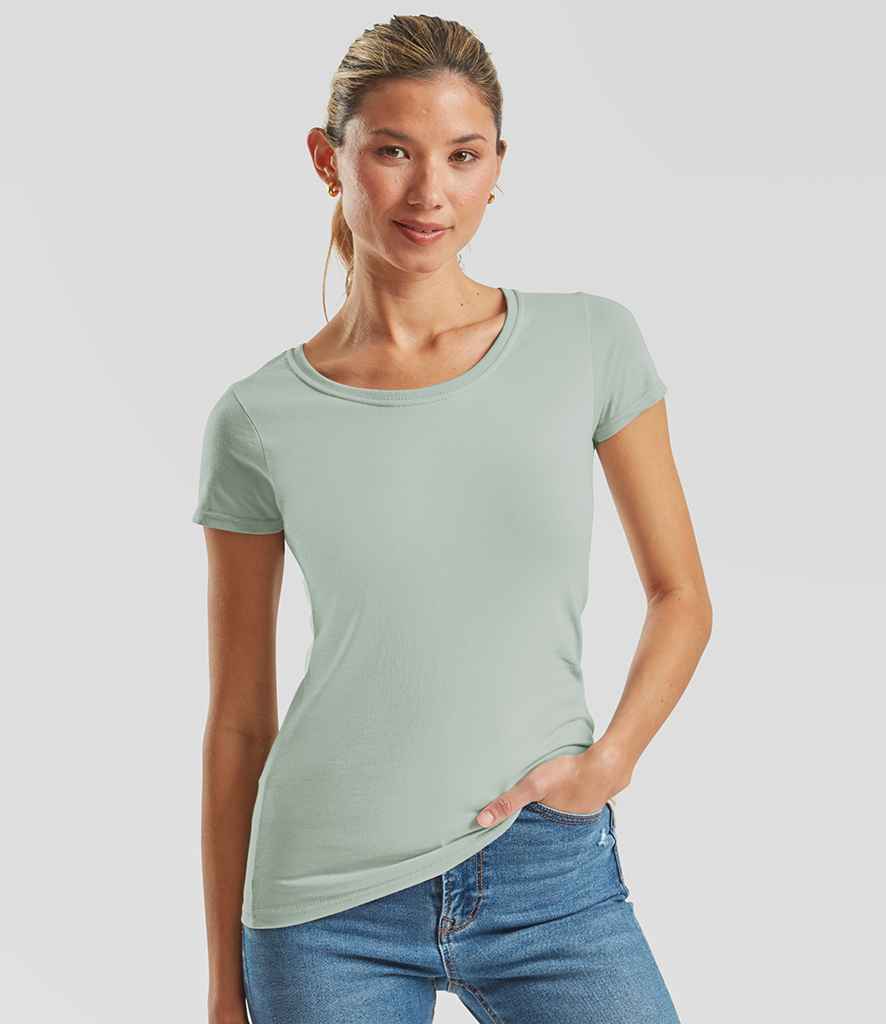 Fruit of the Loom - Ladies Iconic 195 T-Shirt - SS720 SAG XS