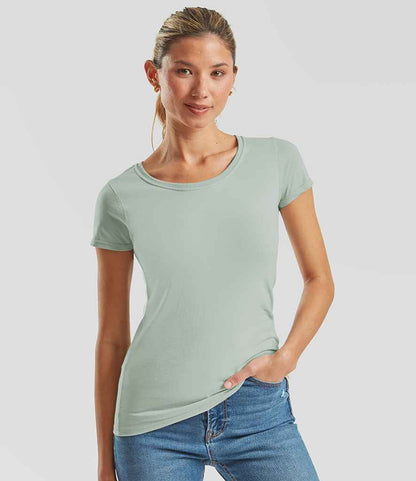 Fruit of the Loom - Ladies Iconic 195 T-Shirt - SS720 SAG XS