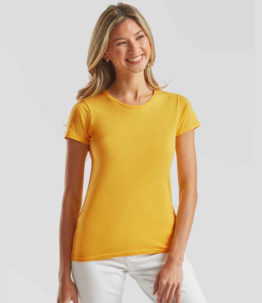 Fruit of the Loom - Ladies Iconic 150 T-Shirt - SS721 SUN XS