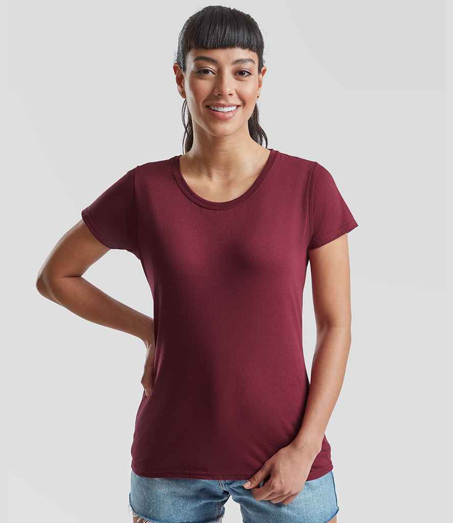 Fruit of the Loom - Lady Fit Value T-Shirt - SS77 BUR XS