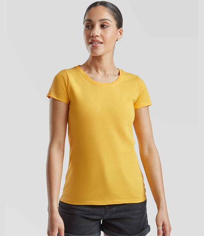 Fruit of the Loom - Lady Fit Value T-Shirt - SS77 SUN XS