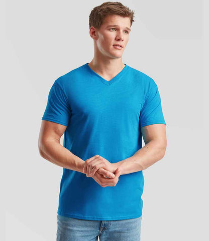 Fruit of the Loom - V Neck Value T-Shirt - SS7 AZR S