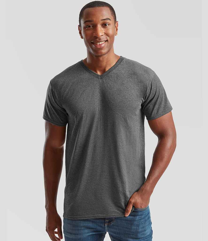 Fruit of the Loom - V Neck Value T-Shirt - SS7 DHE S