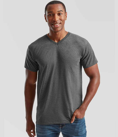 Fruit of the Loom - V Neck Value T-Shirt - SS7 DHE S