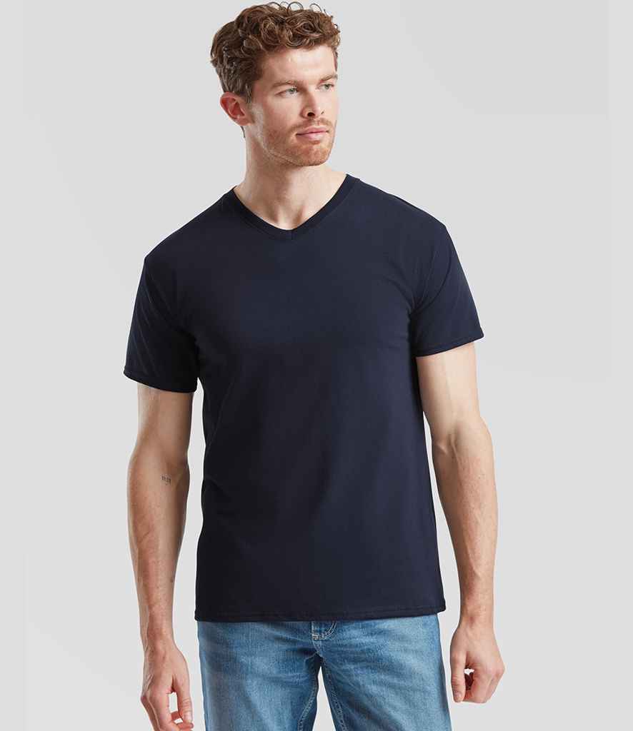 Fruit of the Loom - V Neck Value T-Shirt - SS7 DNA S