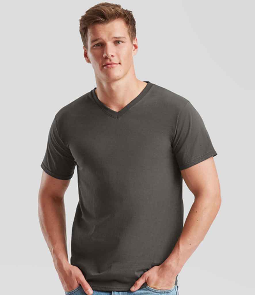 Fruit of the Loom - V Neck Value T-Shirt - SS7 LGP S