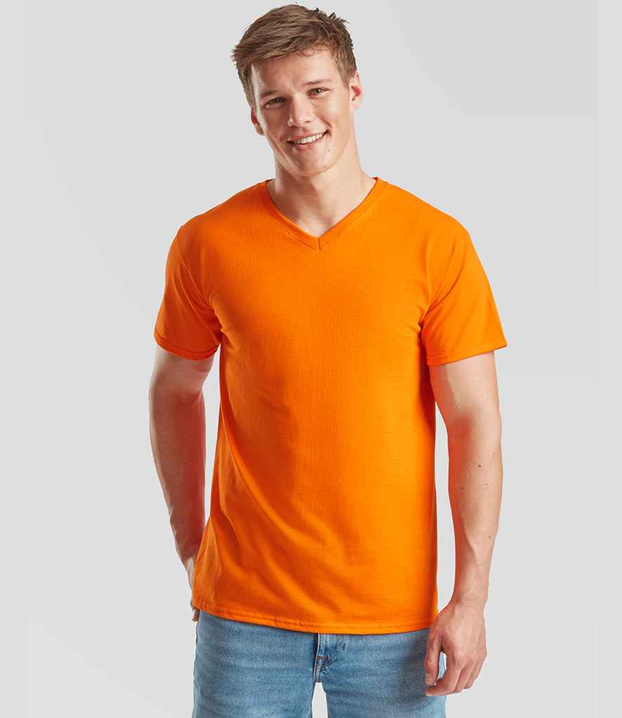 Fruit of the Loom - V Neck Value T-Shirt - SS7 ORA S