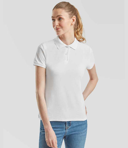 Fruit of the Loom Lady Fit Piqué Polo Shirt