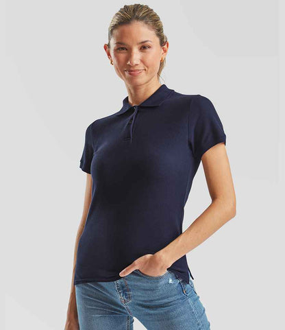 Fruit of the Loom Lady-Fit Premium Cotton Piqué Polo Shirt