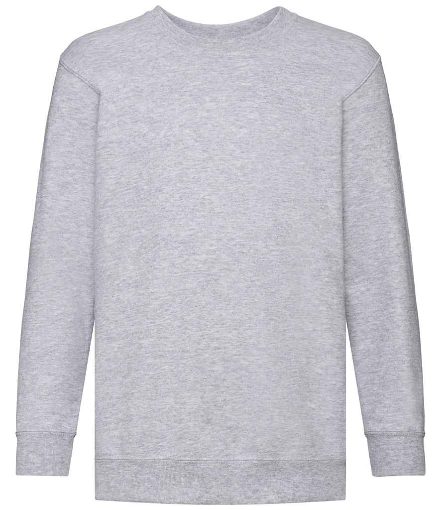 Fruit of the Loom Kids Classic Drop Shoulder Sweatshirt - SS9B NAV 5-6