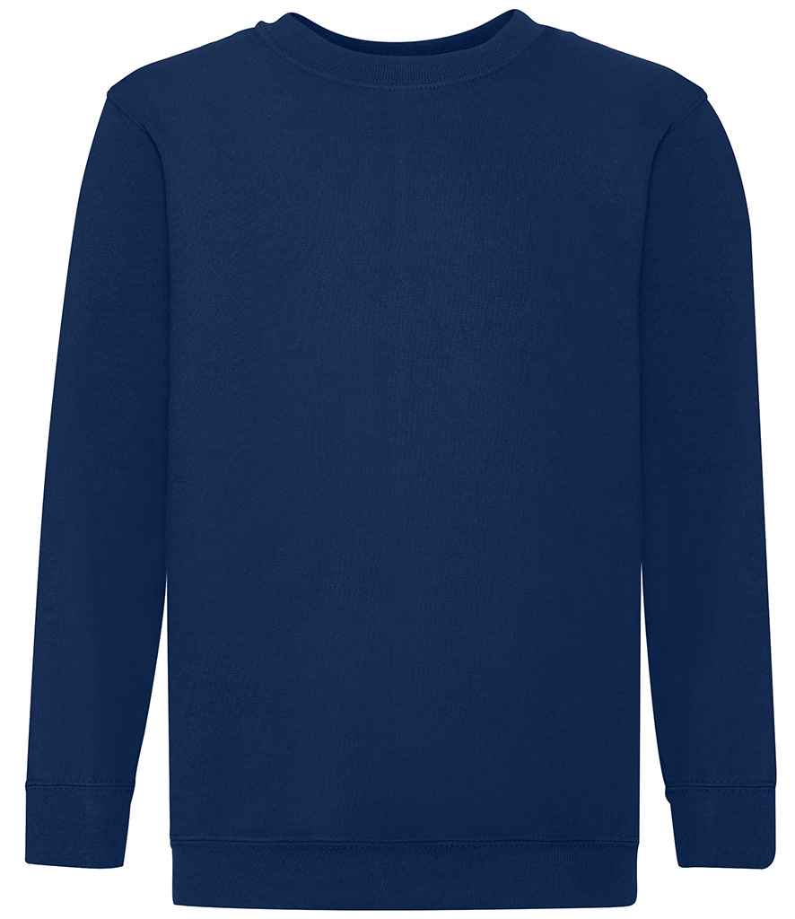 Fruit of the Loom Kids Classic Drop Shoulder Sweatshirt - SS9B NAV 5-6