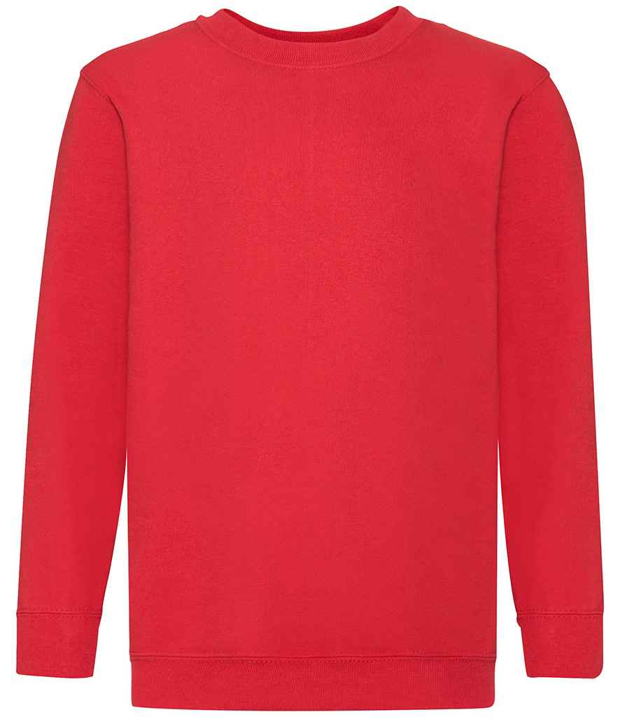 Fruit of the Loom Kids Classic Drop Shoulder Sweatshirt - SS9B NAV 5-6