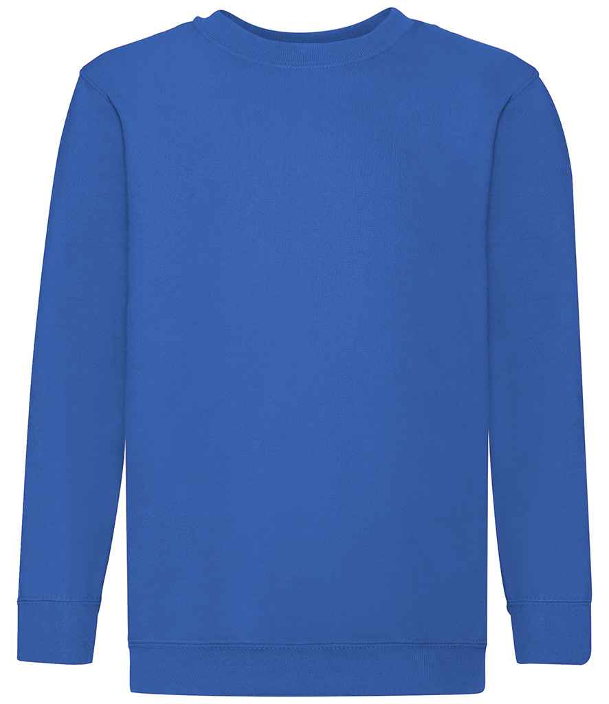 Fruit of the Loom Kids Classic Drop Shoulder Sweatshirt - SS9B NAV 5-6