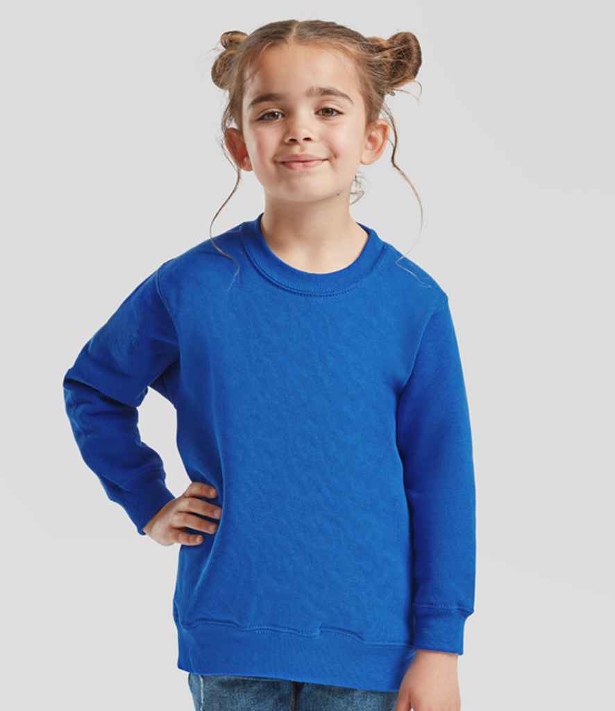 Fruit of the Loom Kids Classic Drop Shoulder Sweatshirt - SS9B ROY 7-8