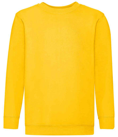 Fruit of the Loom Kids Classic Drop Shoulder Sweatshirt - SS9B NAV 5-6