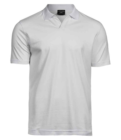 Tee Jays - Luxury Stretch V Neck Polo Shirt - T1404 WHI S