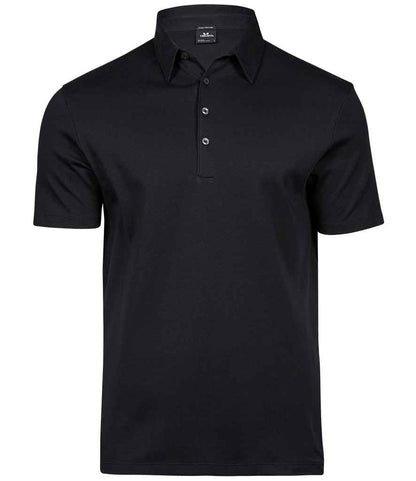 Tee Jays - Pima Cotton Interlock Polo Shirt - T1440 BLK S