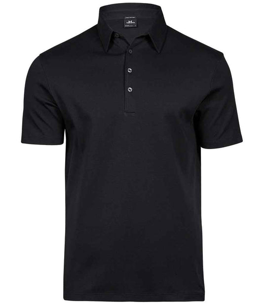Tee Jays - Pima Cotton Interlock Polo Shirt - T1440 BLK S