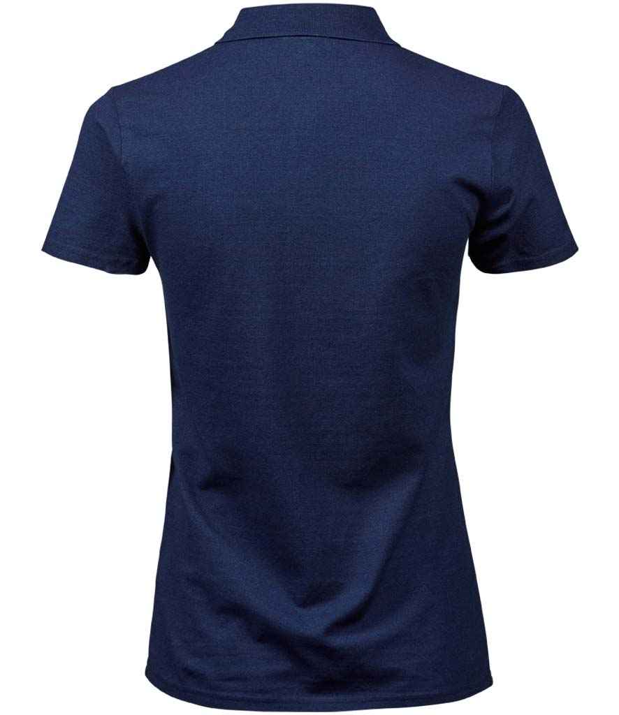 Tee Jays - Ladies Luxury Stretch Polo Shirt - Denim (Back)