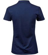 Tee Jays - Ladies Luxury Stretch Polo Shirt - Denim (Back)