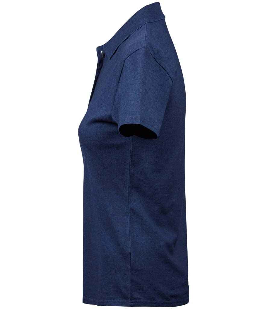 Tee Jays - Ladies Luxury Stretch Polo Shirt - Denim (Side)