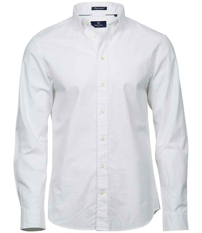 Tee Jays - Perfect Long Sleeve Oxford Shirt - T4000 BLK S