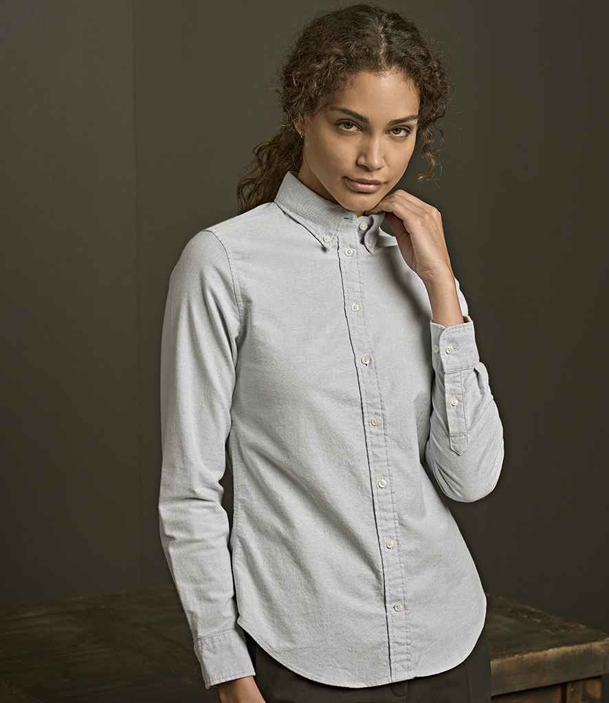 Tee Jays - Ladies Perfect Long Sleeve Oxford Shirt - T4001 LBL XS