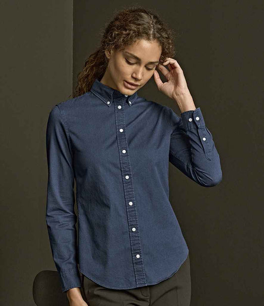 Tee Jays - Ladies Long Sleeve Casual Twill Shirt - Pierre Francis