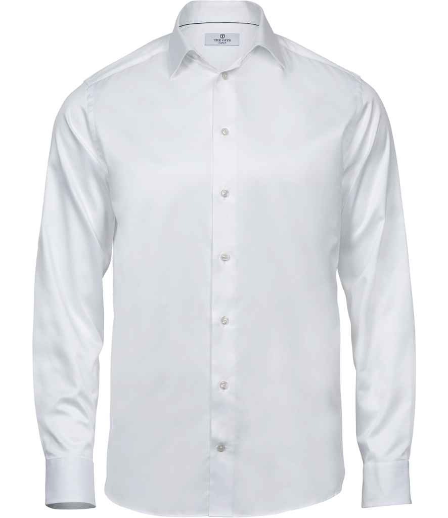 Tee Jays - Luxury Comfort Fit Long Sleeve Oxford Shirt - T4020 WHI S