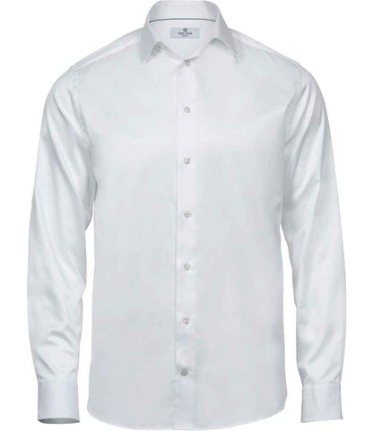 Tee Jays - Luxury Comfort Fit Long Sleeve Oxford Shirt - T4020 WHI S