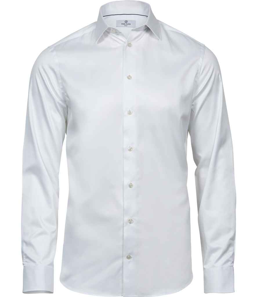 Tee Jays - Luxury Slim Fit Long Sleeve Oxford Shirt - T4021 LBL S
