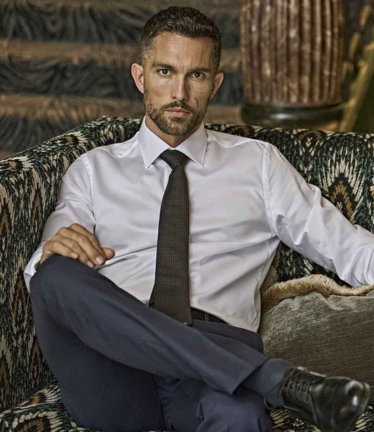 Tee Jays - Luxury Slim Fit Long Sleeve Oxford Shirt - Pierre Francis