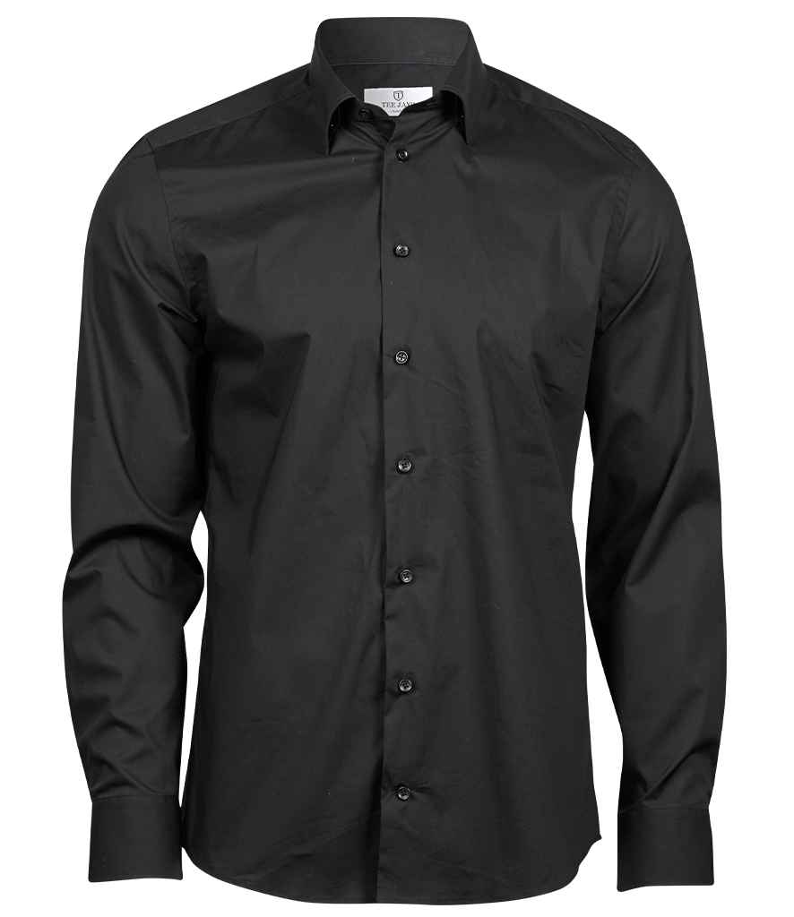 Tee Jays - Luxury Stretch Long Sleeve Shirt - T4024 BLK S