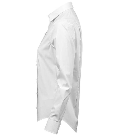 Tee Jays - Ladies Stretch Luxury Long Sleeve Poplin Shirt - Pierre Francis